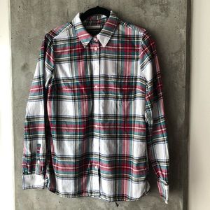 Banana Republic Fall Plaid Classic Fit Button Down